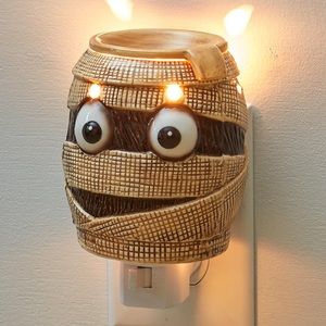 NWT! Mummy Tart Warmer w/Halloween Tarts Set